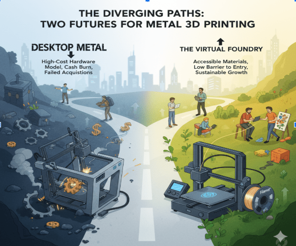Comparing Desktop Metal and The Virtual Foundry